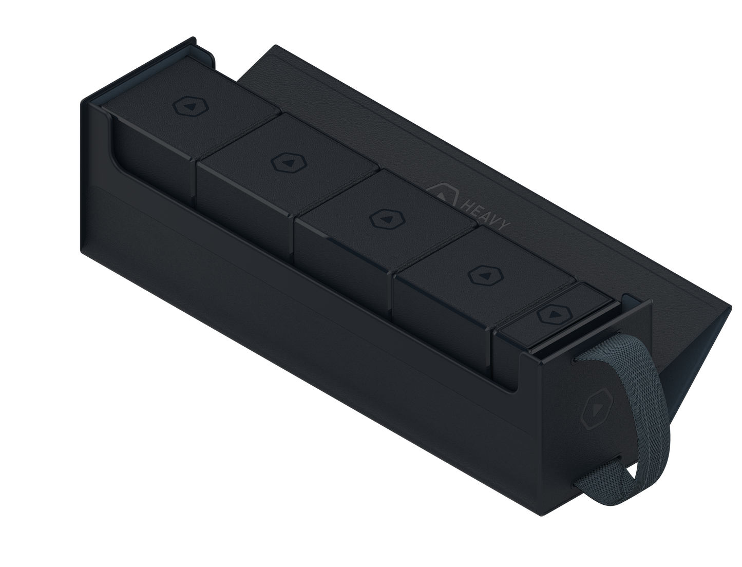 RFG Deckbox Carrier 500 DS: Warlock Black