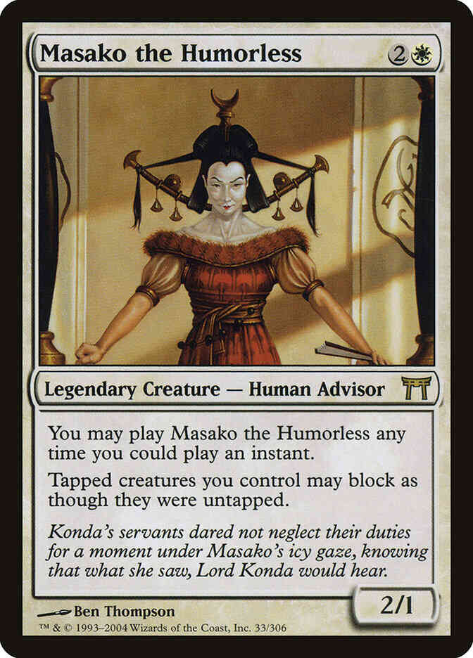 Masako, the Humorless