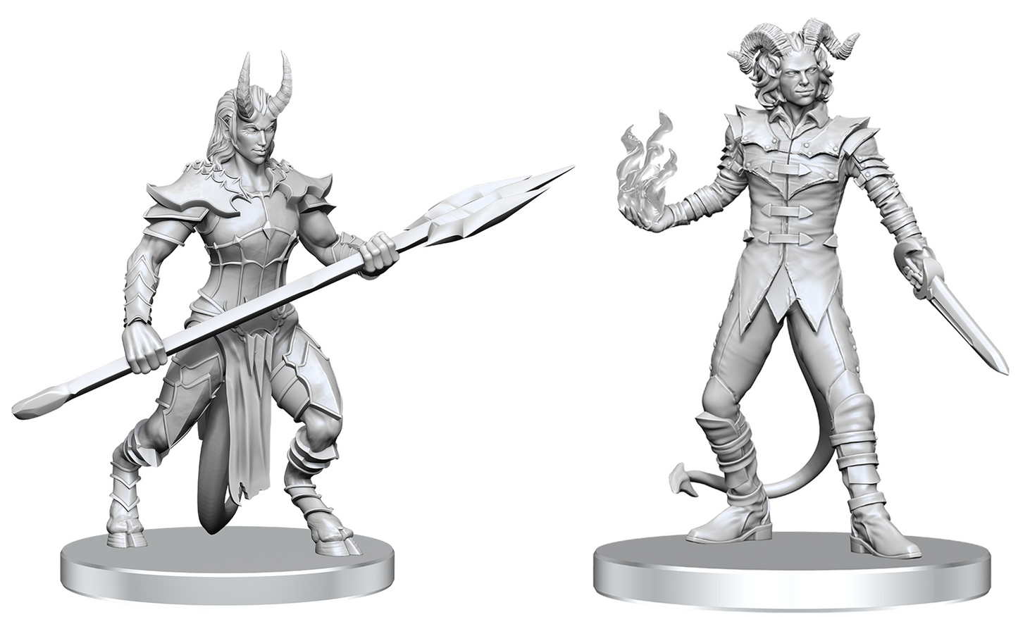PF Unpainted Miniatures Wave 27: Vordine (Infantry Devil) and Pitborn Rogue