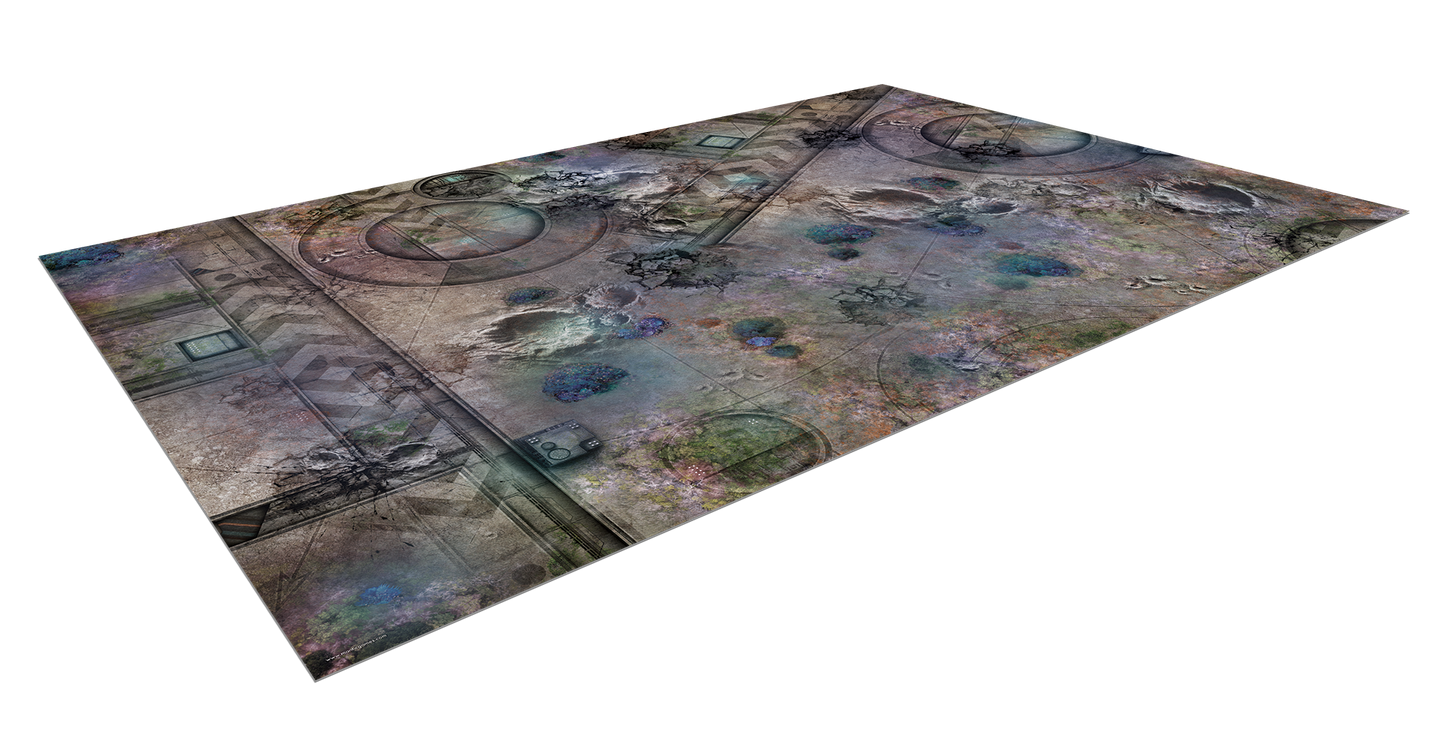Terrain Crate - Battle Mat Grim Battlefield 6X4