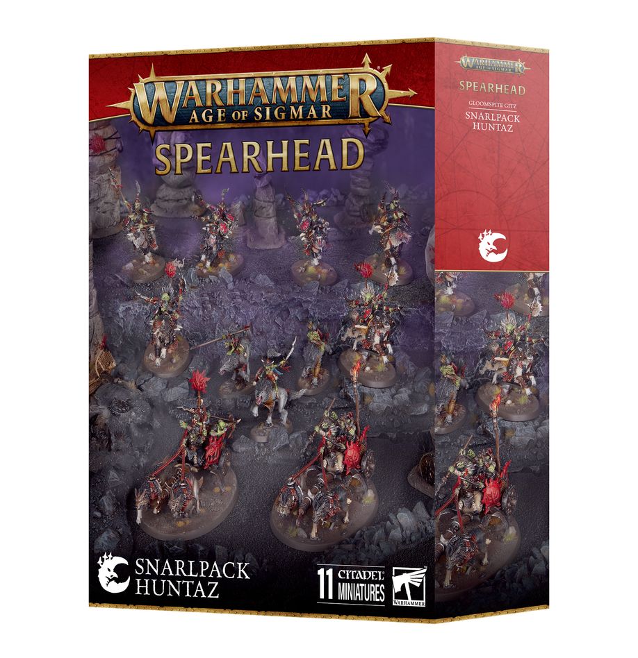 Spearhead: Gloomspite Gitz- Snarlpack Huntaz