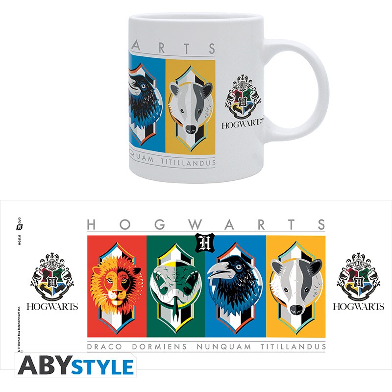 Harry Potter Mug: House Crests 320mL