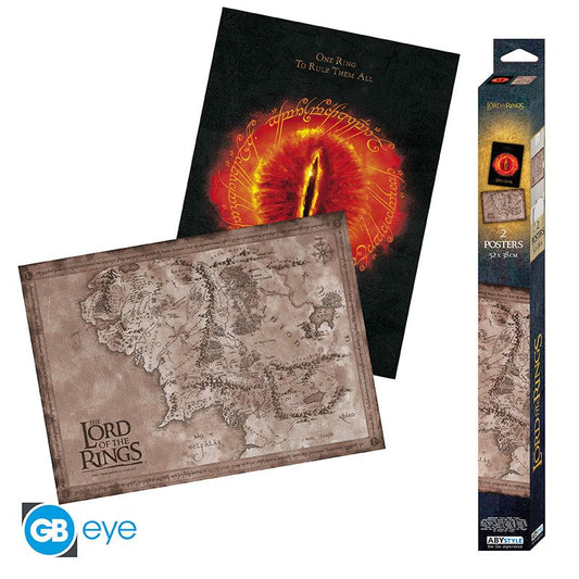 The Lord of the Rings: Set of 2 Posters 52X38