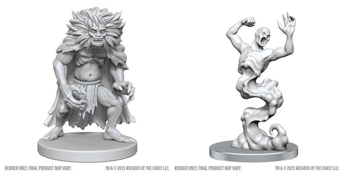DND Unpainted Minis WV28 Classic Wight and Classic Wraith