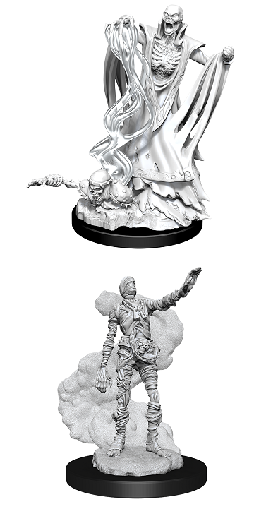 DND Unpainted Minis WV11 Lich and Mummy Lord