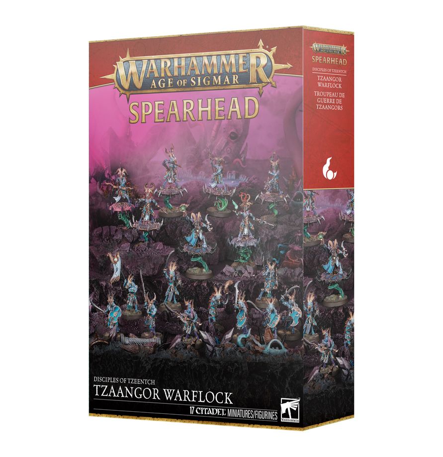 (PREORDER) Spearhead: Disciples of Tzeentch -Tzaangor Warflock
