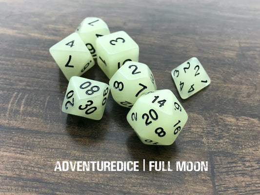 Full Moon Dice Set