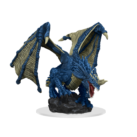 D&D Unpainted Minis WV15 Young Blue Dragon