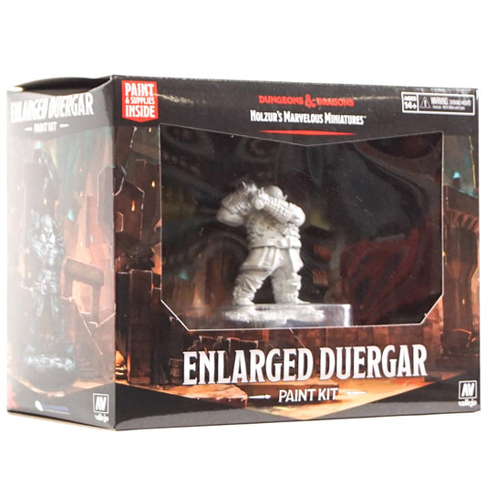 D&D Unpainted Paint night Kit: Enlarged Duergar