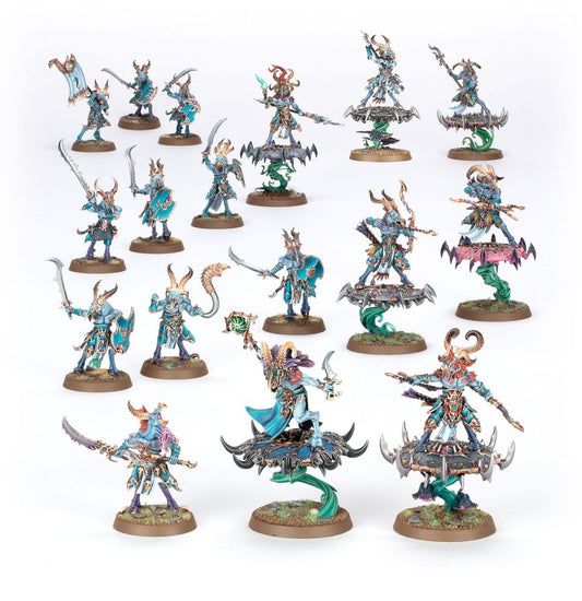 (PREORDER) Spearhead: Disciples of Tzeentch -Tzaangor Warflock