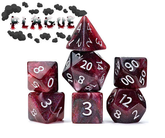 Aether Dice- Plague (7pc)