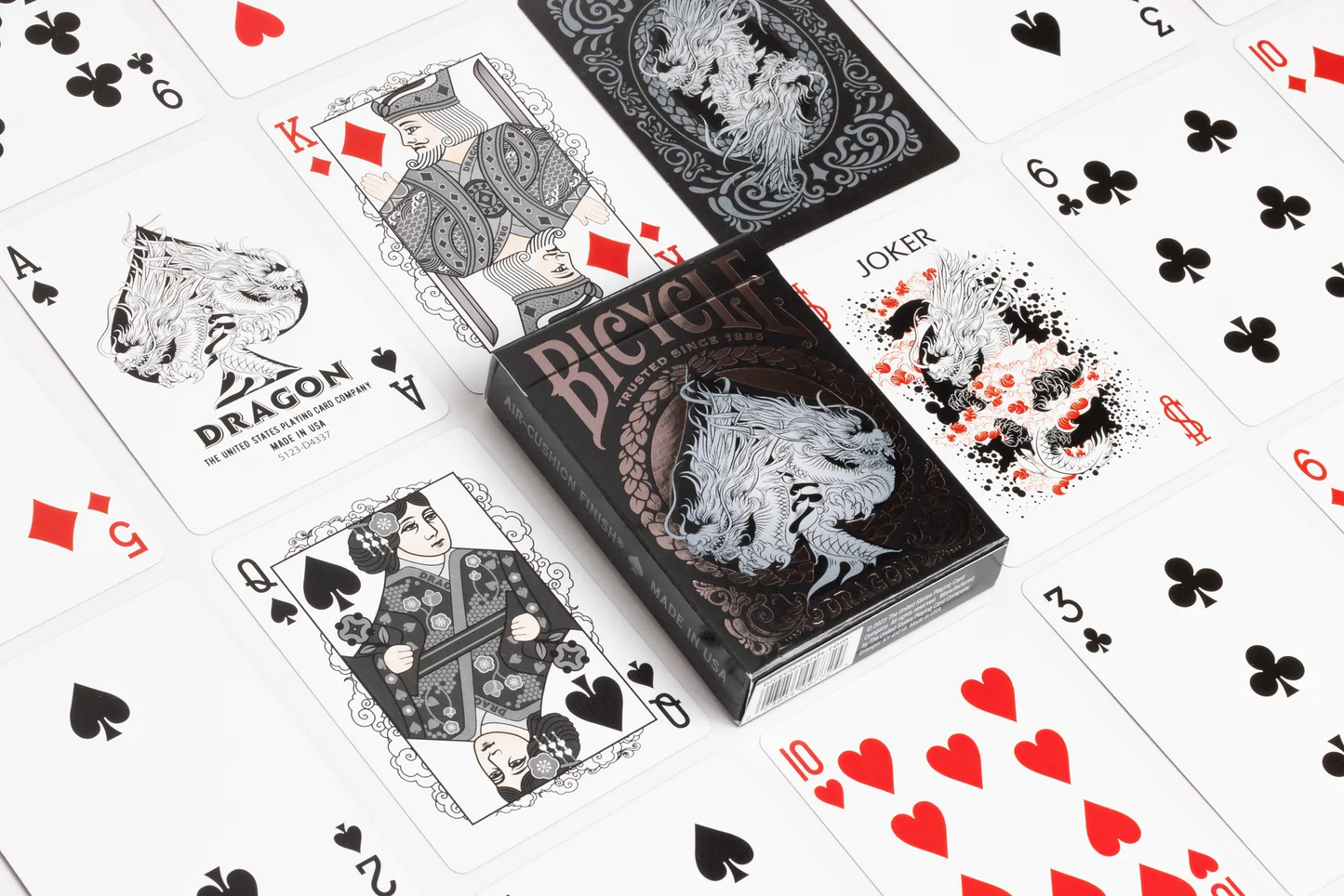 Bicycle Cards- Black Dragon