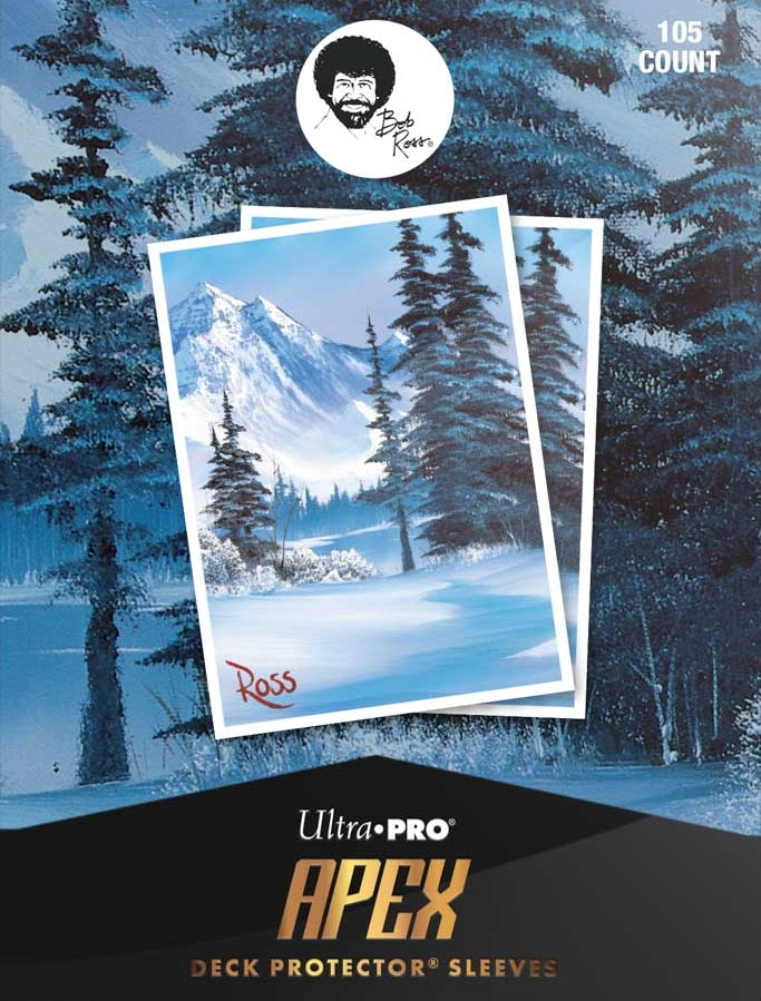 Sleeves: UP D-PRO APEX: Bob Ross Winter Paradise (105ct)