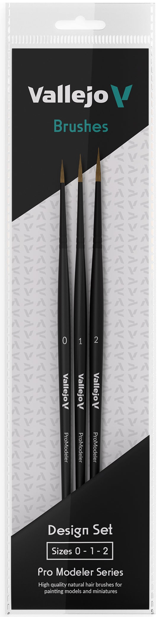 Vallejo: Natural Hair Brush Design Set