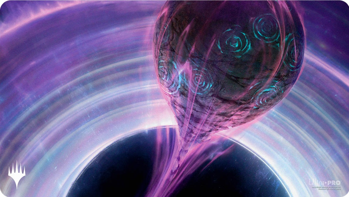 UP Playmat- MTG Edge of Eternities Mythic Land Black
