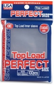 KMC Perfect Fit Hard Clear Sleeves 100ct