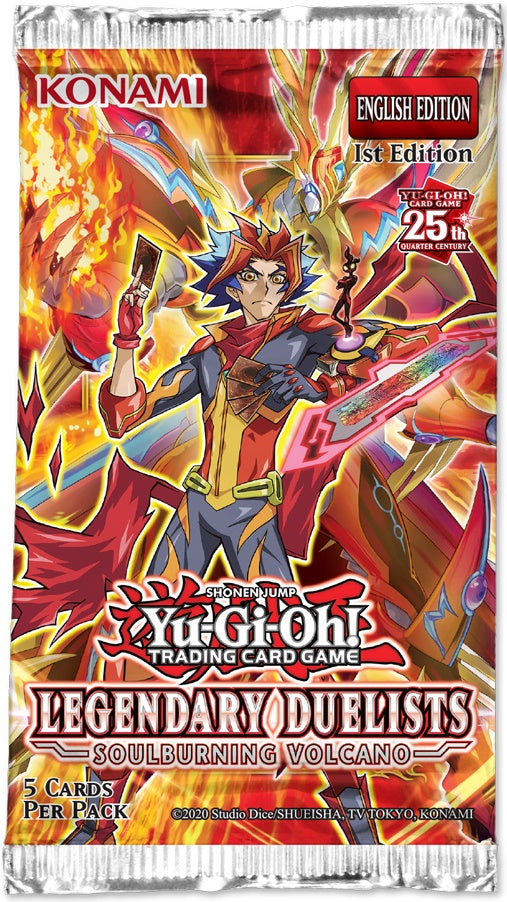 YuGiOh: Legendary Duelist Soulburning Volcano Booster Pack Dice Hollow Games and Hobbies YuGiOh: Legendary Duelist Soulburning Volcano Booster Pack Dice Hollow Games and Hobbies