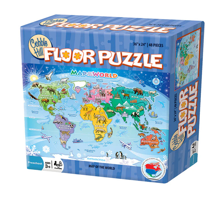 Map of the World- Floor puzzle