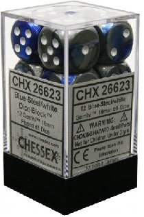 Gemini: 12D6 Blue-Steel/White 16mm