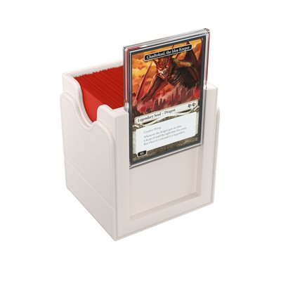 Deck Box: Squire Plus XL White (100ct)
