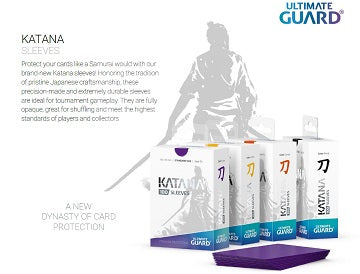 UG Sleeves- Katana, Clear (100ct, Standard Size)