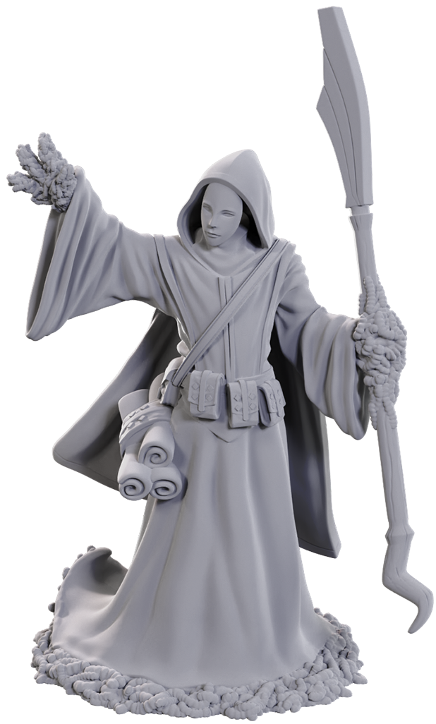 D&D Unpainted Miniatures WV25: Star Spawn Larva Mage