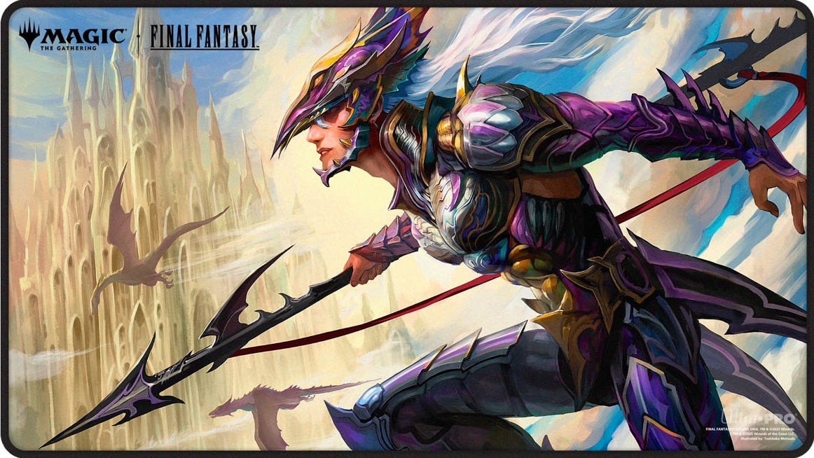 UP Playmat- MTG Universes Beyond Final Fantasy Black Stitched Premium X