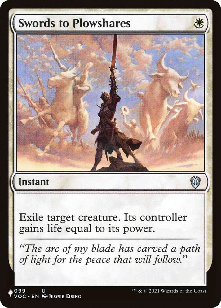 Sword to Plowshares