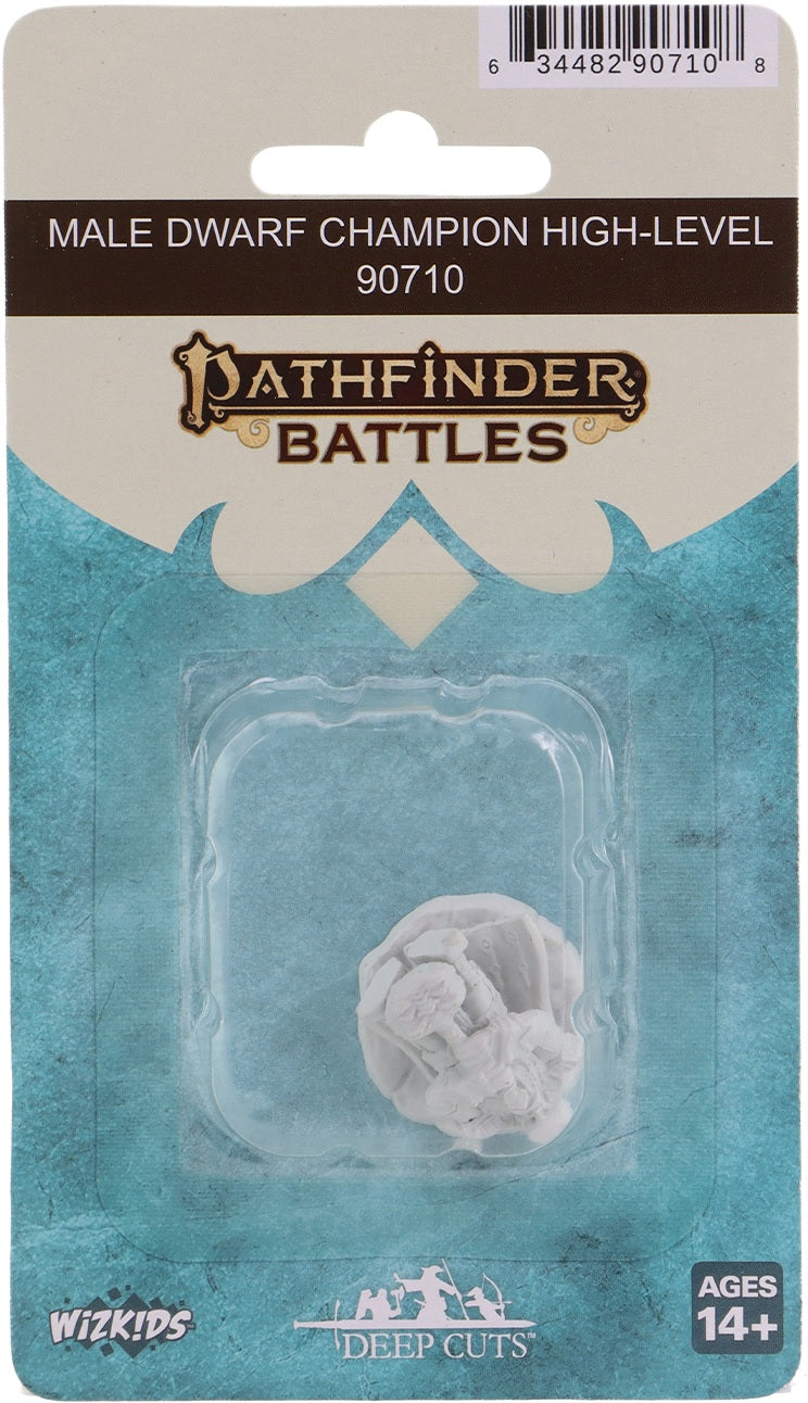 PF Unpainted Minis WV23 Male Dwarf Champion High-Level