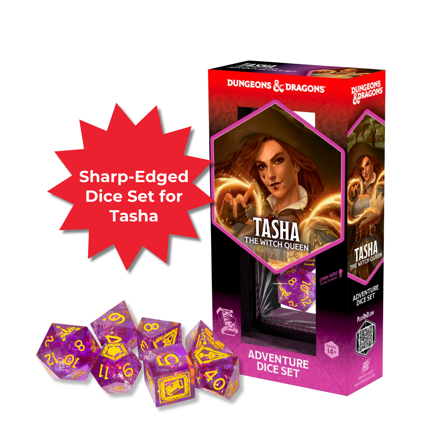 DND Adventure Dice Tasha the Witch Queen: Sharp-Edged