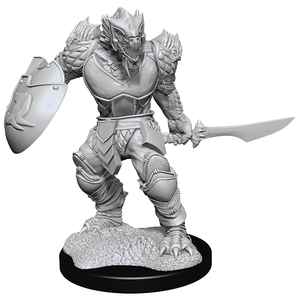 D&D Unpainted Minis: Wave 15: Male Dragonborn Fighter