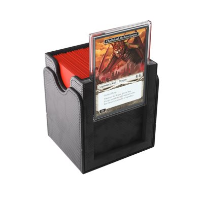 Deck Box: Squire Plus XL Black (100ct)