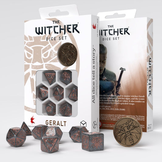 Witcher Dice Set - Geralt Price of Neutrality