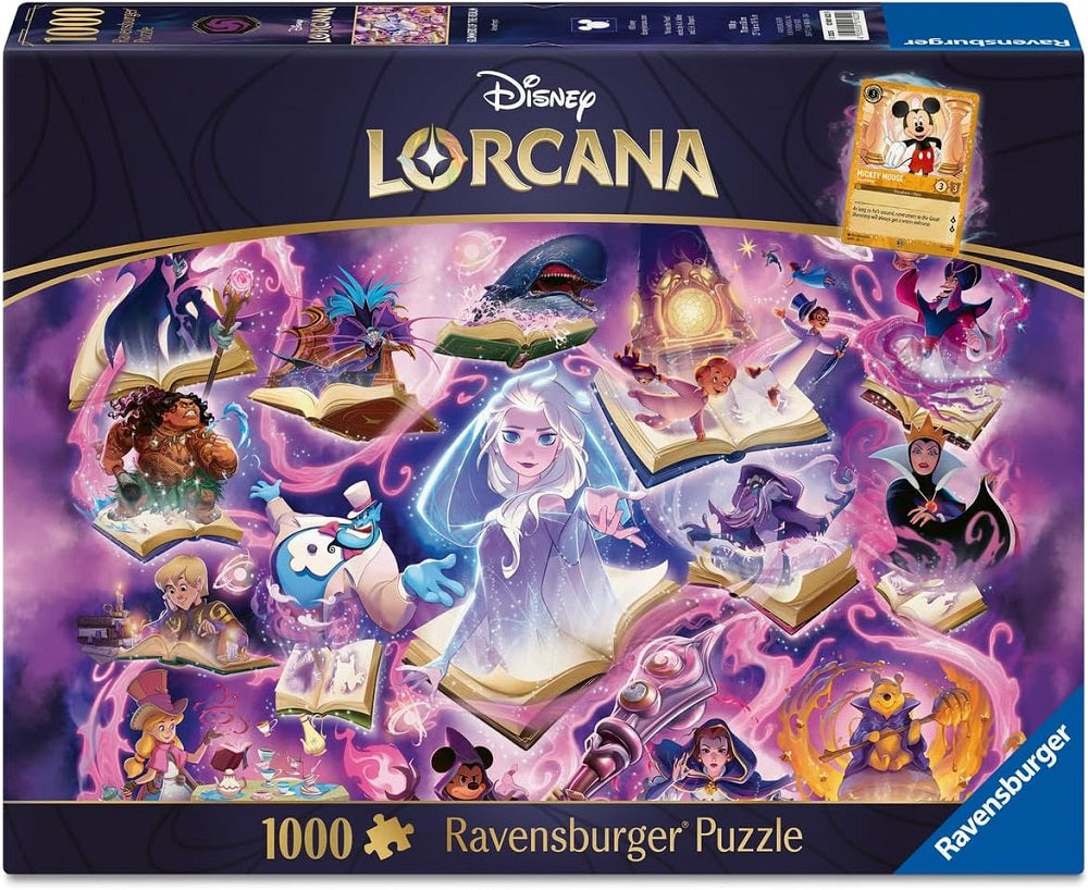 Disney Lorcana Glimmers of the Realm: Amethyst- 1000pc Puzzle