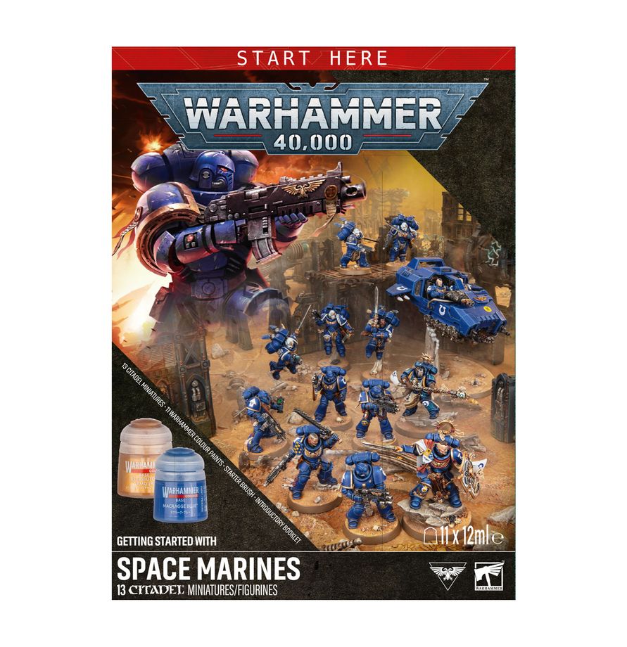 Warhammer 40,000 Getting Started with Space Marines (11th Edition)