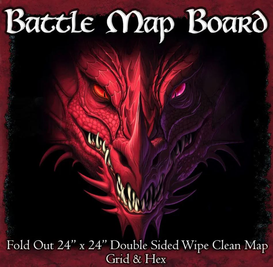DnD Battle Mat Board- Grid and Hex