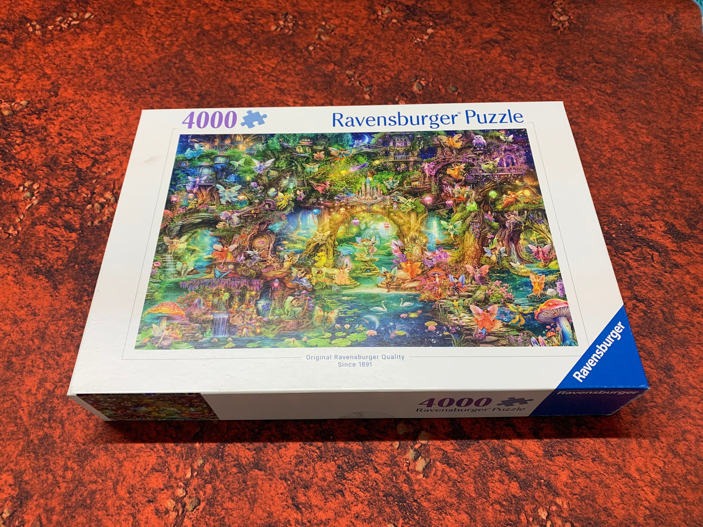 (slight box damage) - Hidden World of Fairies: 4000pc puzzle