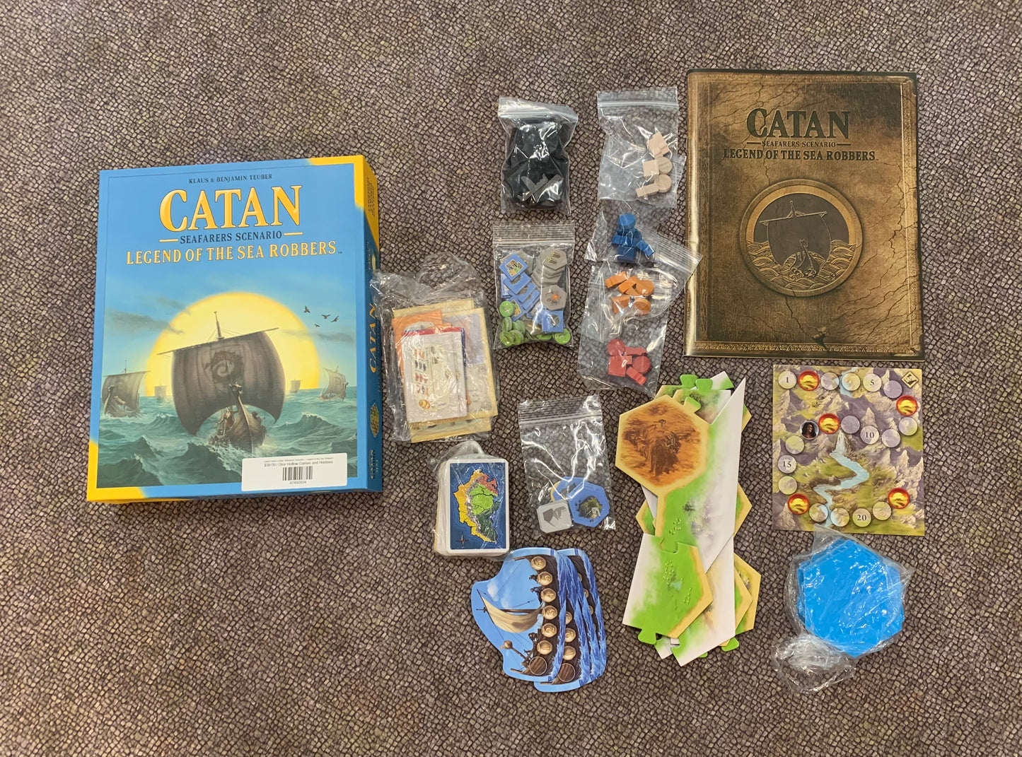 (Used Game) Catan: Seafarers Scenario – Legend of the Sea Robbers