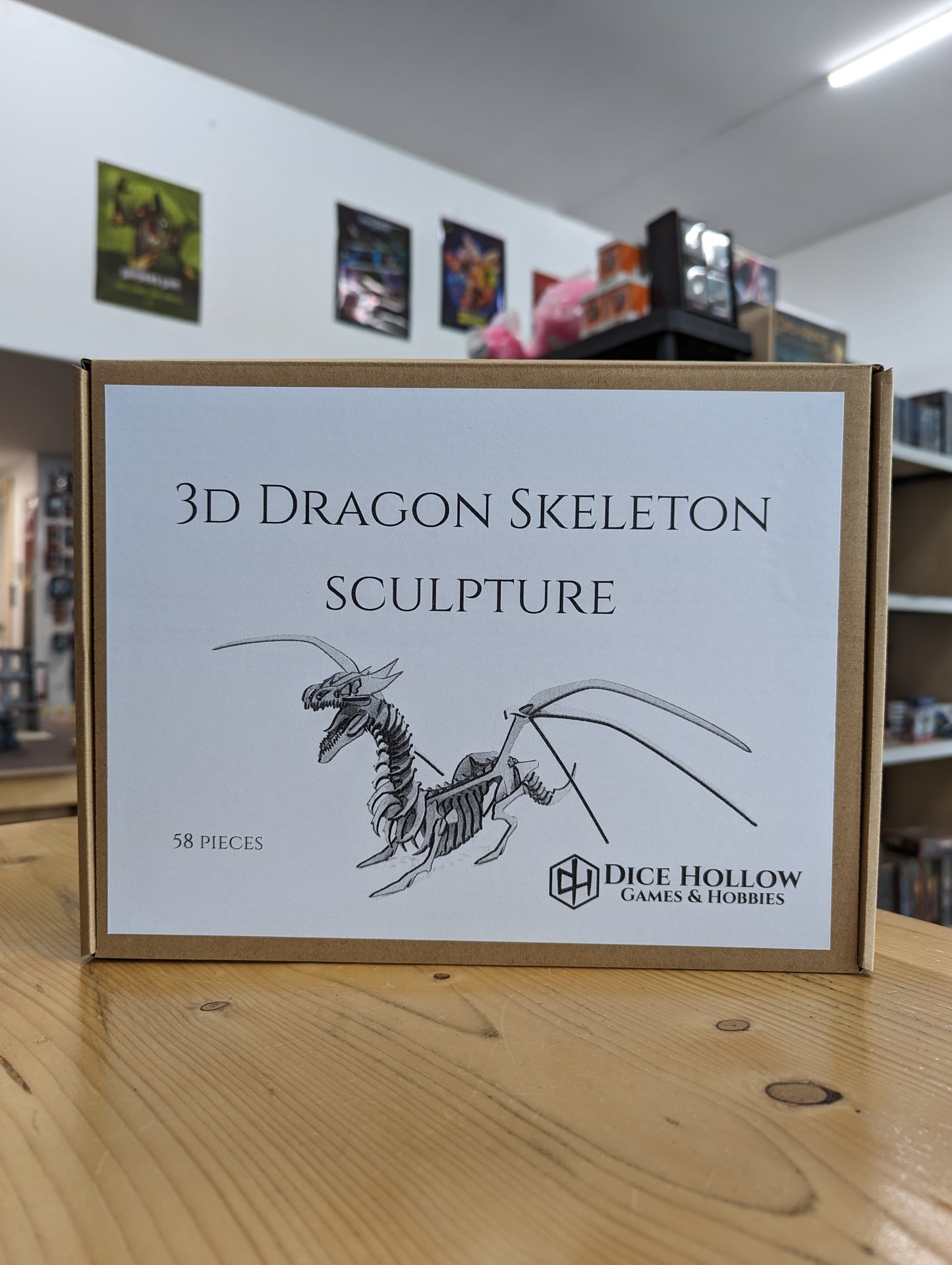 3D Dragon Sculpture- 58pc