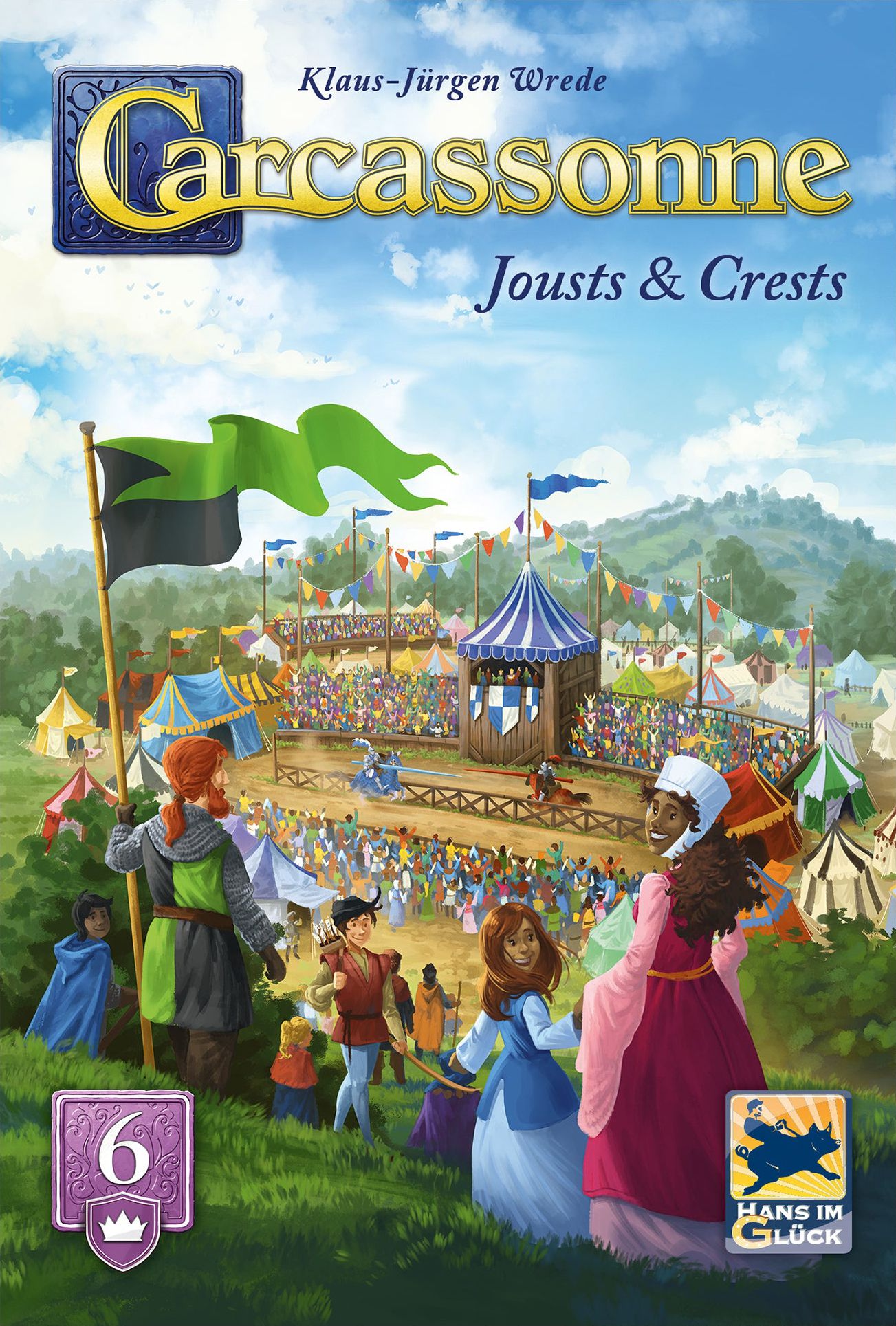 Carcassonne- Jousts & Crests Expansion 6 (Refresh)