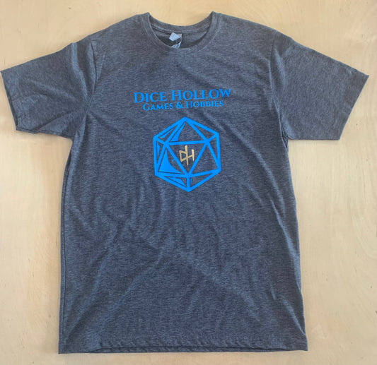 Dice Hollow T-Shirt - Blue Graphic