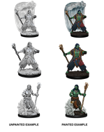 D&D Unpainted Minis: Wave 5: Water Genasi Druid
