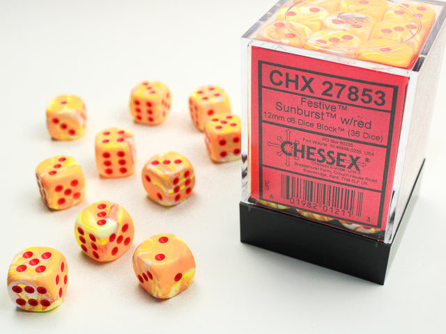 Festive: 36D6 Sunburst/Red