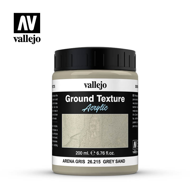 Vallejo: Diorama Textures: Grey Sand (Sandy Paste) (200ml)