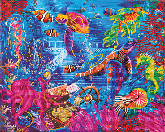Crystal Art Kit (Large)- Sea Life