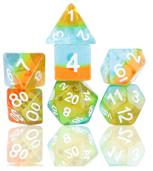 SD Celestial- Ocean Dusk Dice Set