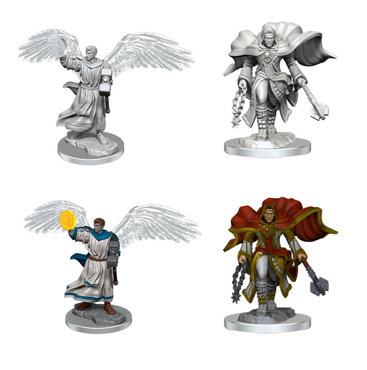 D&D Unpainted Minis: Wave 20: Aasimar Cleric Male