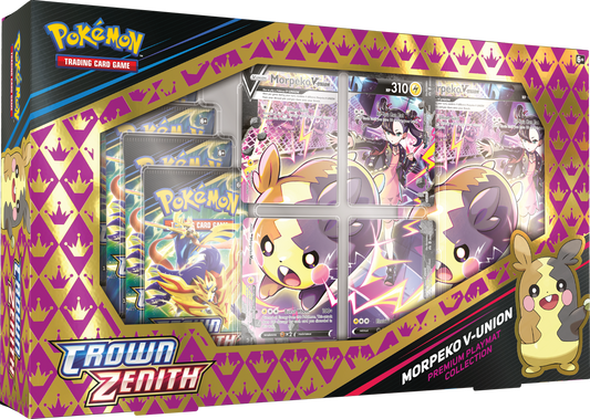 Pokémon TCG: Crown Zenith- Morpeko V-Union Premium Playmat Collection