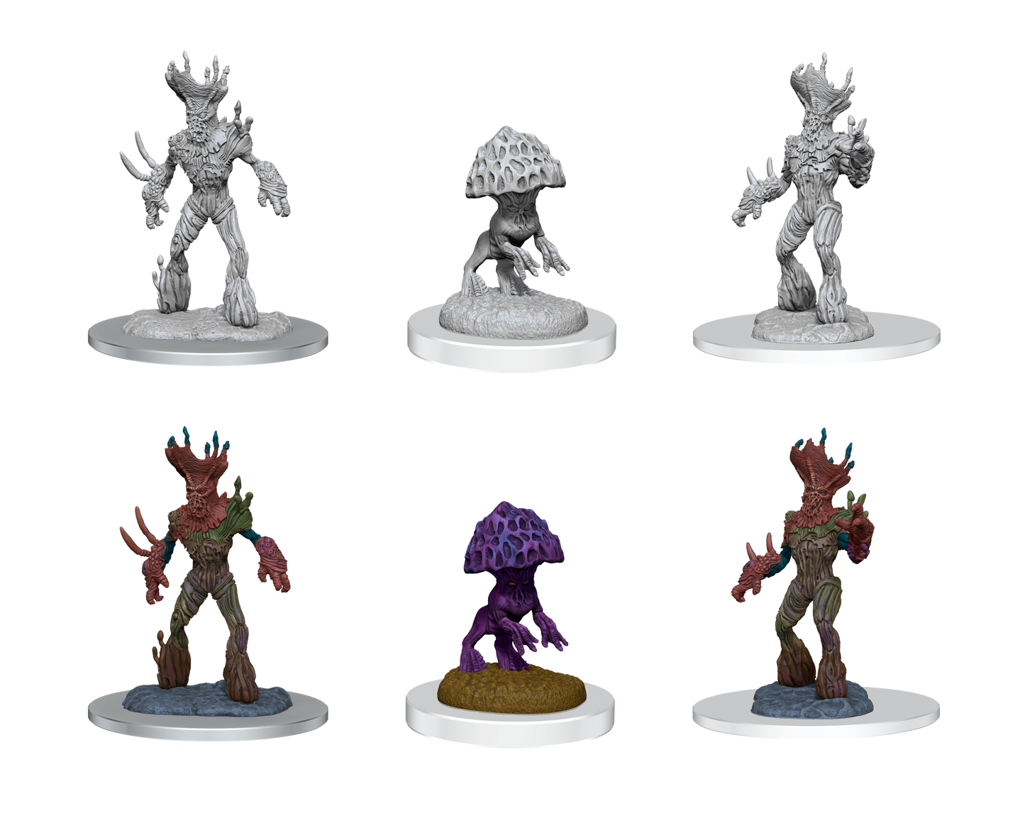D&D Unpainted Minis: Wave 16: Myconid Sovereign and Sprouts