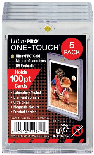 UP One-Touch: 100PT Magnetic Card Holder (5 Pack)